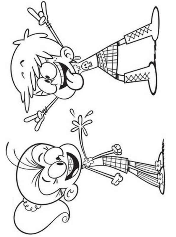 Kidsnfun.com  Coloring page Loud House luan